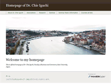 Tablet Screenshot of chieiguchi.com